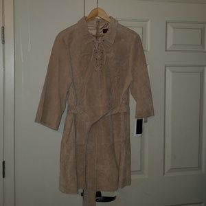 Genuine Leather (Suede) Dress